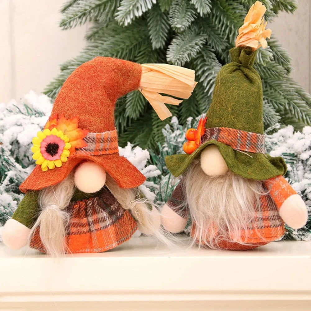 Faceless Elf Dwarf Plush Doll | Christmas Holiday Ornament