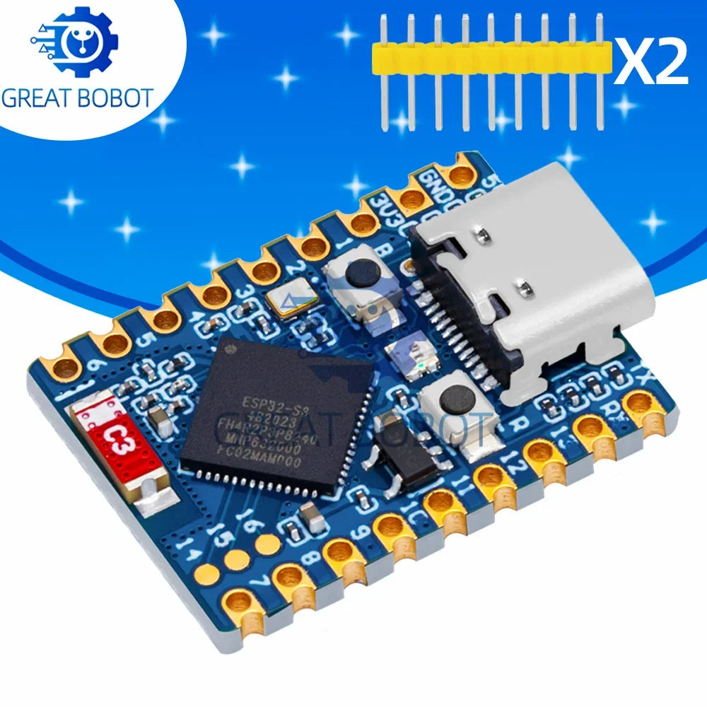 ESP32-S3-Zero Mini Dev Board – WiFi & Bluetooth for Arduino