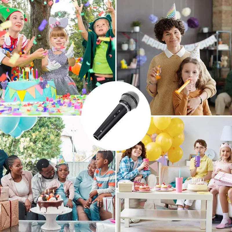 Kids Pretend Play Prop Microphone Toy | Fake Stage Mic
