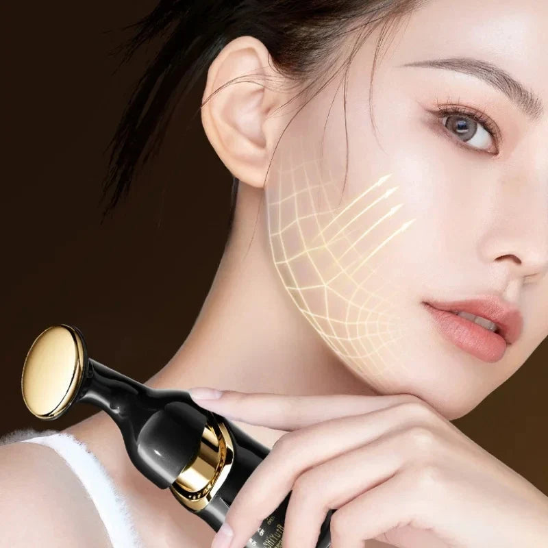 Microcurrent Facial Massager Lift Firm Skin Reduce Wrinkles Face Neck