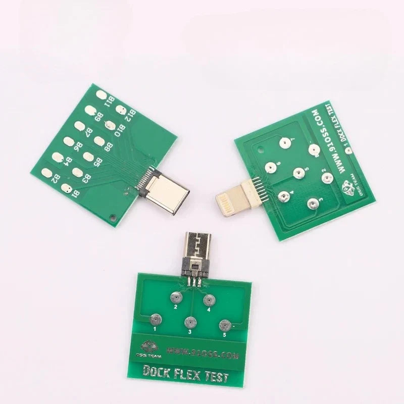 ZK30 Micro USB Dock Flex Test Board – Android & iPhone