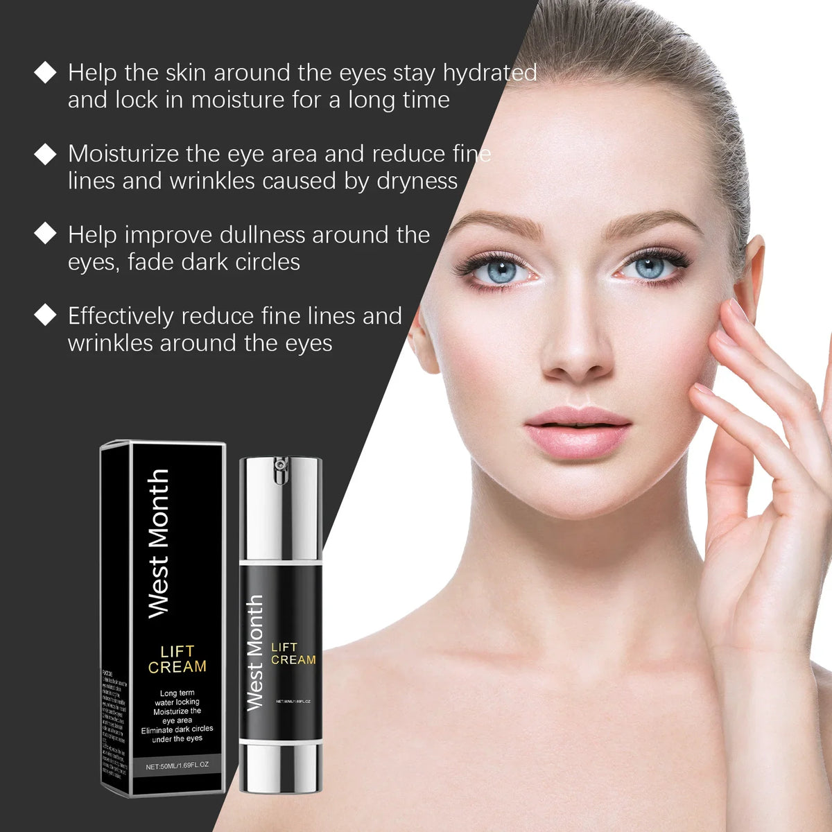 WEST MONTH Eye Cream – Firming, Brightening & Hydrating 50ml