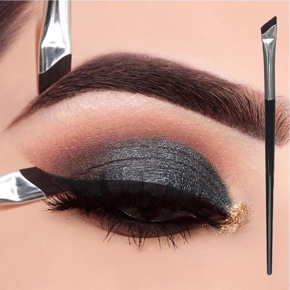 Ultra-Thin Angled Eyebrow & Eyeliner Brush | Precision Tip