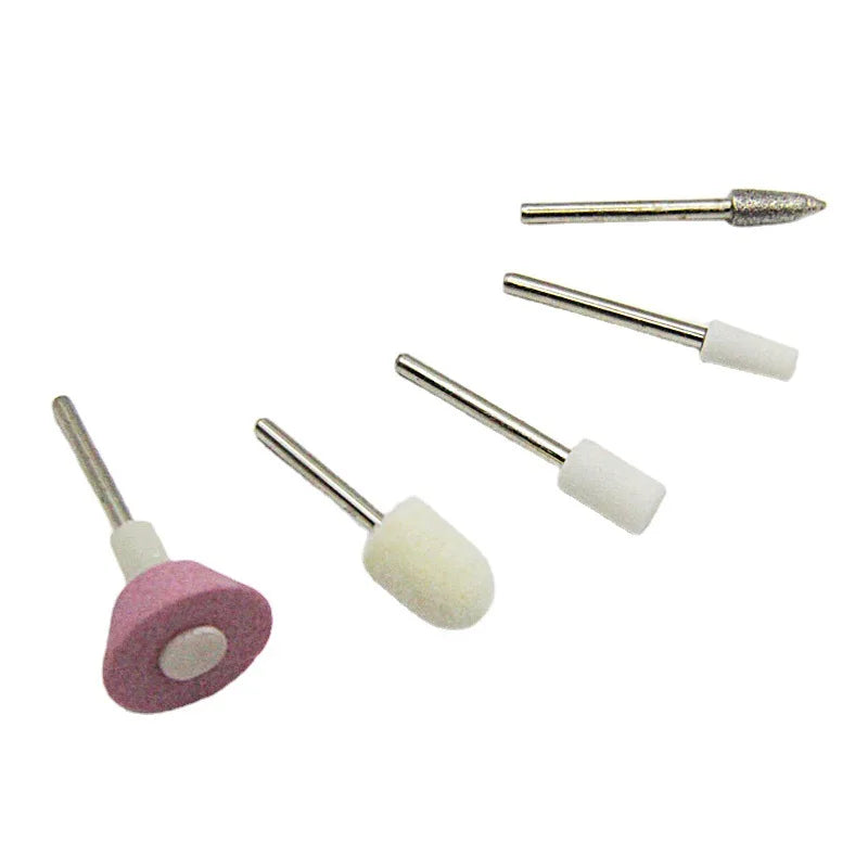 5-Piece Nail Polishing Grinding Heads | Nail Drill Bit Set