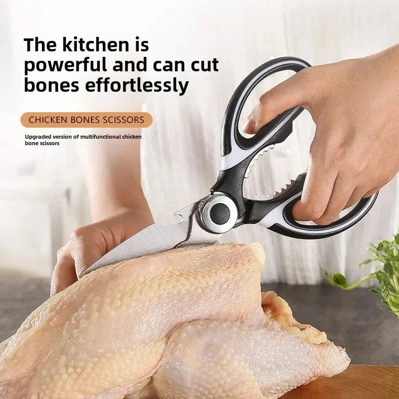 Professional Stainless Steel Kitchen Scissors & Food Shears