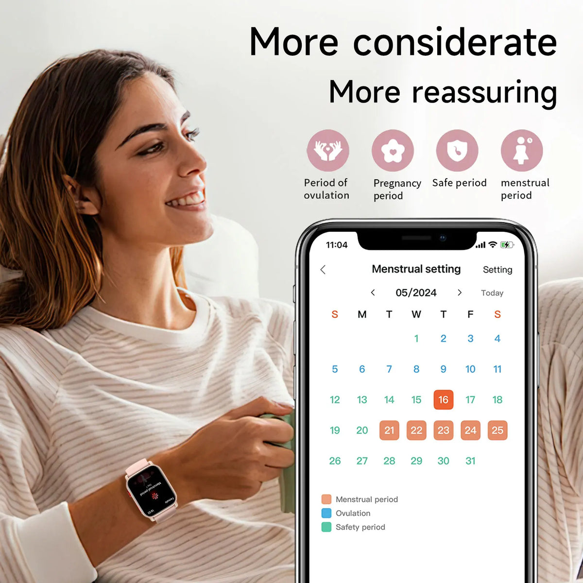 Yoateo Smart Watch 1.83" | 100+ Sports, IP68, Wireless Call