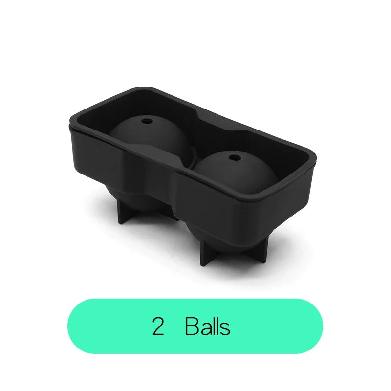 Silicone Ice Cube Tray with Lid – Ice Ball Mold for Whiskey