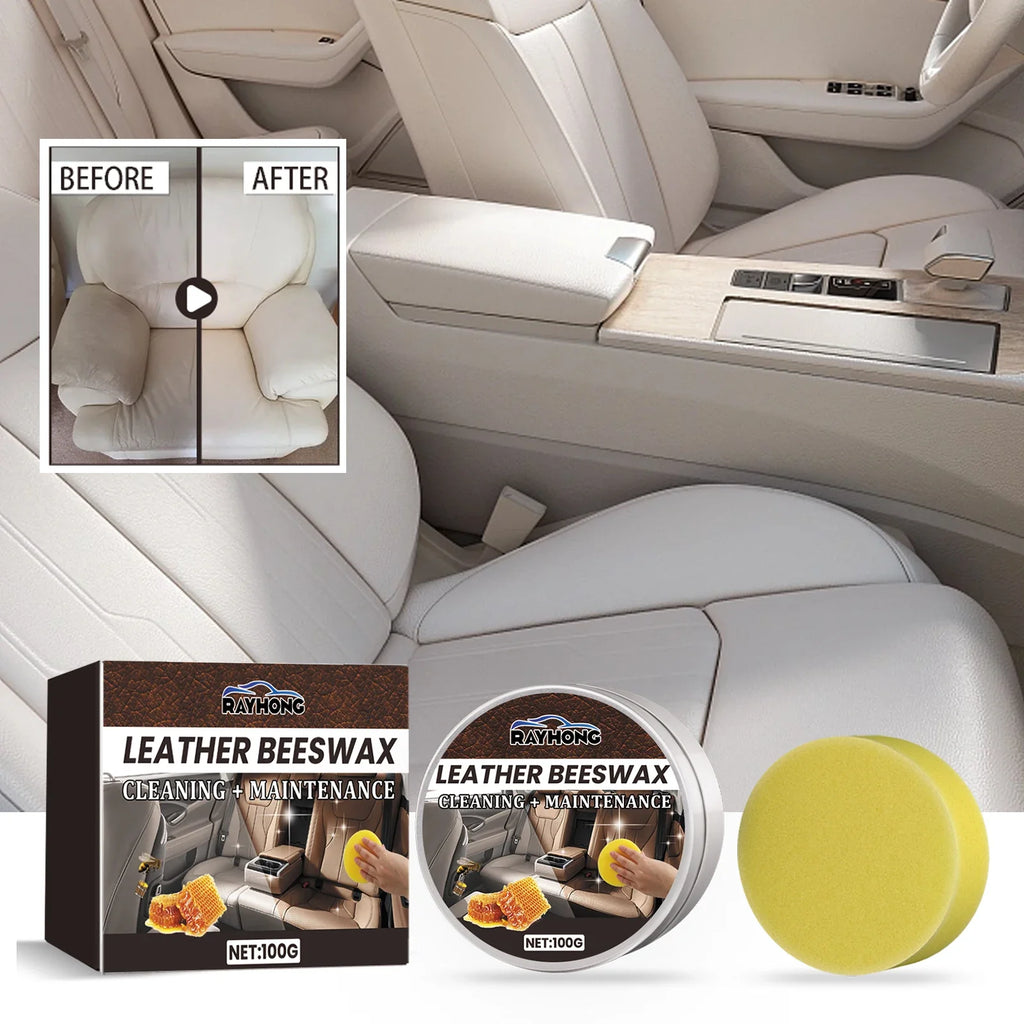 RayHong Leather Care Repair Cream – Car Seat & Sofa Restorer