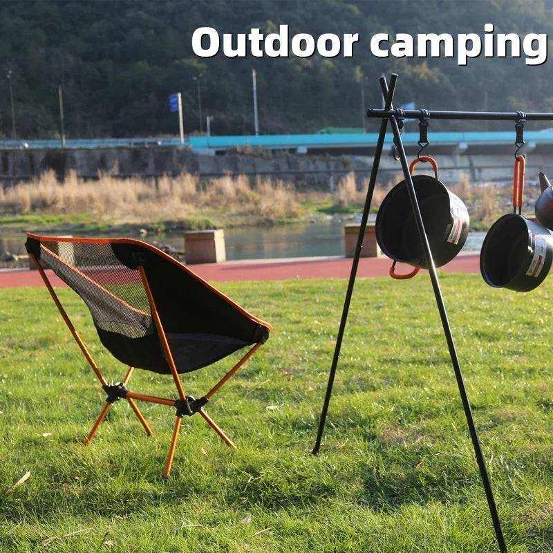Ultra-Light Aluminum Folding Moon Chair | Portable Camping Chair