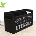 Multi-Compartment Cutlery & Utensil Organizer Storage Box