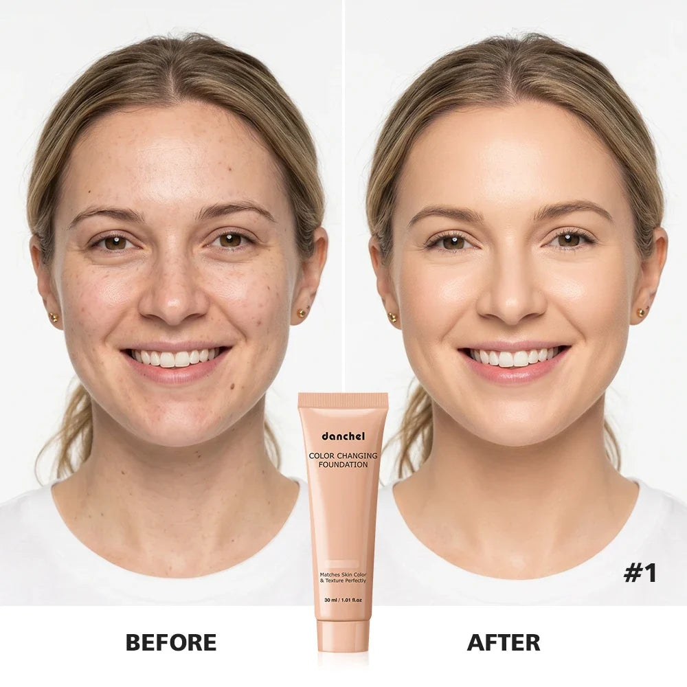 Color Changing Foundation – Adaptive Tone, Buildable & Dewy