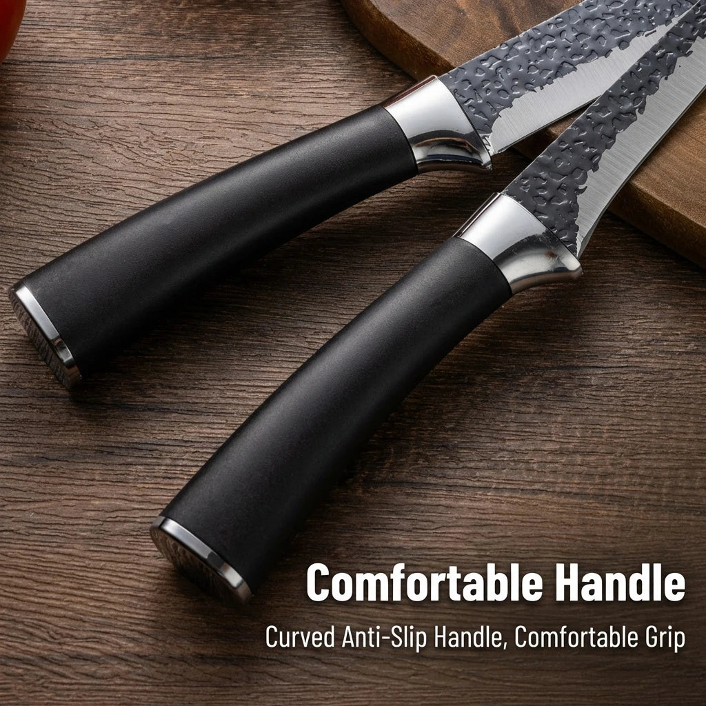 Professional Forged Stainless Steel Chef's Knife – 14.5cm Blade