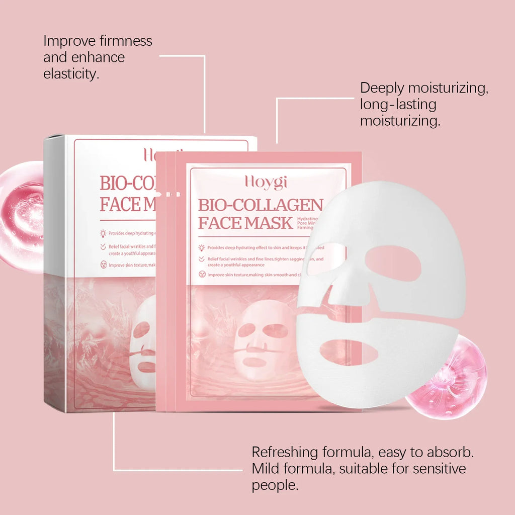 Hoygi Bio-Collagen Deep Sheet Mask – Hydrate, Firm & Brighten