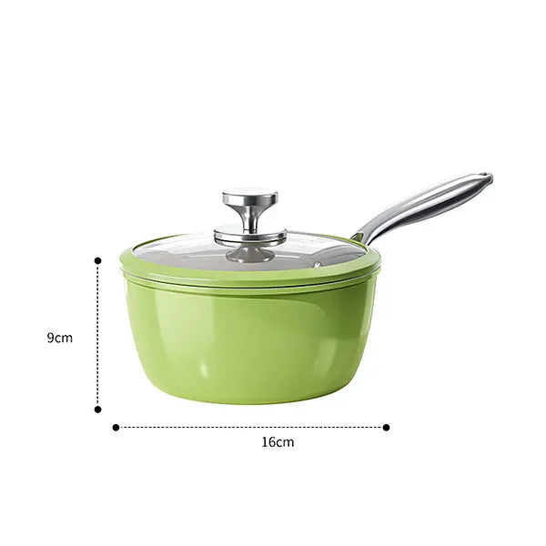 PGY Ceramic Nonstick Saucepan with Lid | 16/18/20cm All Cooktops