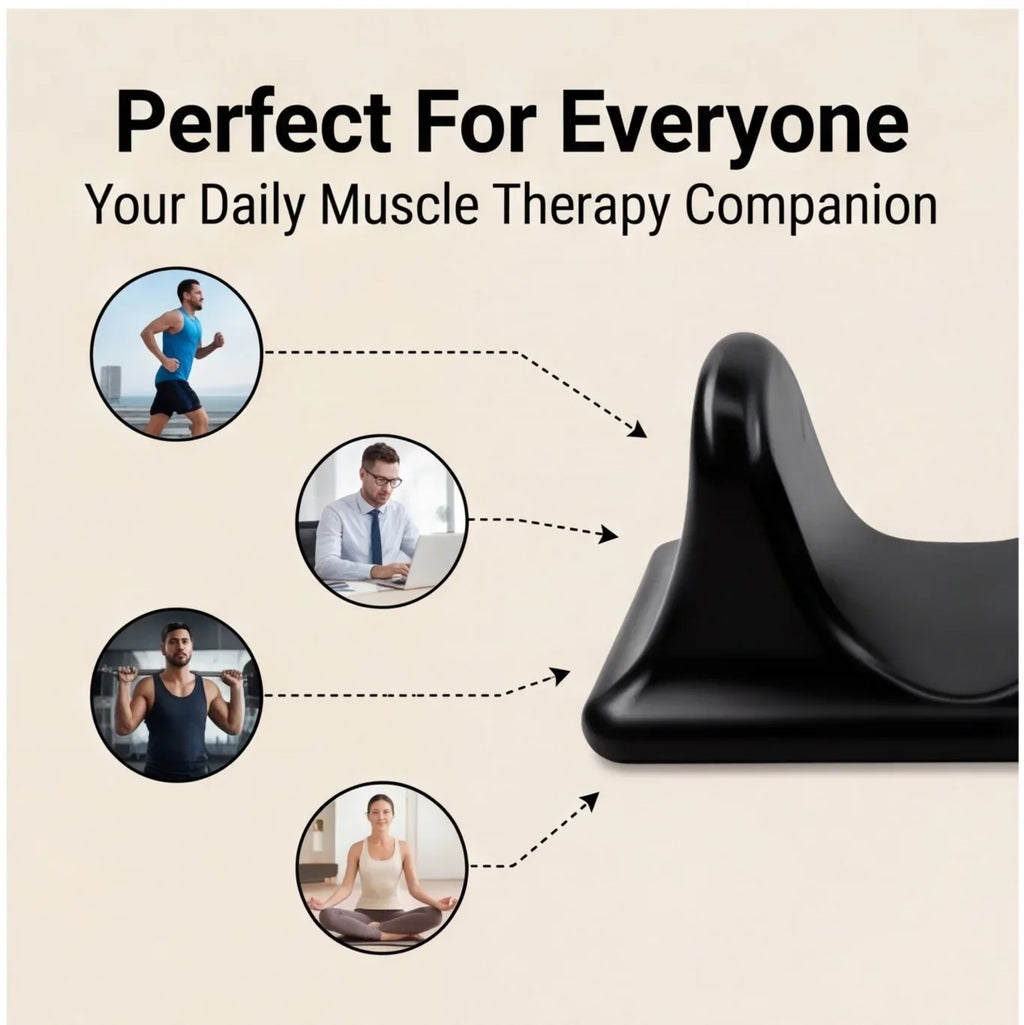 HOMEFISH Deep Tissue Muscle Massager Tool | Full Body Use