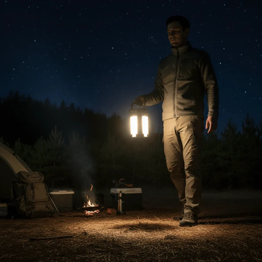 USB Rechargeable Foldable LED Camping Lantern | 360° Light