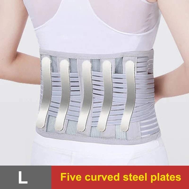 Breathable Lumbar Support Belt with 5 Stays | Men & Women