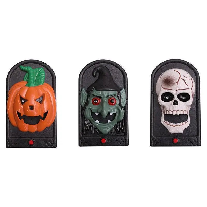 Halloween Trick Supports Doorbell Electric Scary Door Decoration