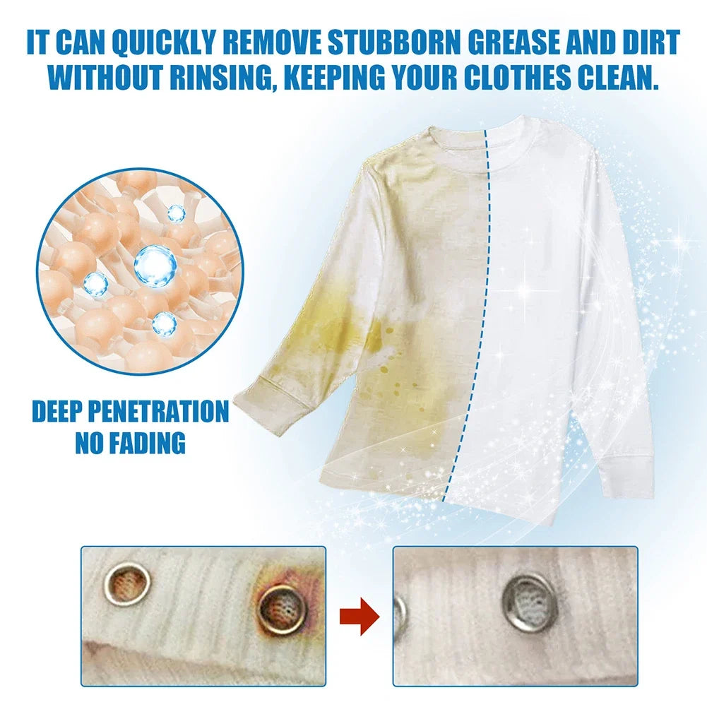 Waterless Dry-Clean Stain Remover Spray for Clothes – 120ml