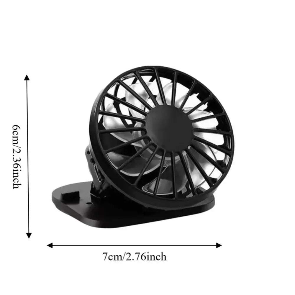 Solar Powered Mini Hat Fan – Portable Handheld Cooling Fan