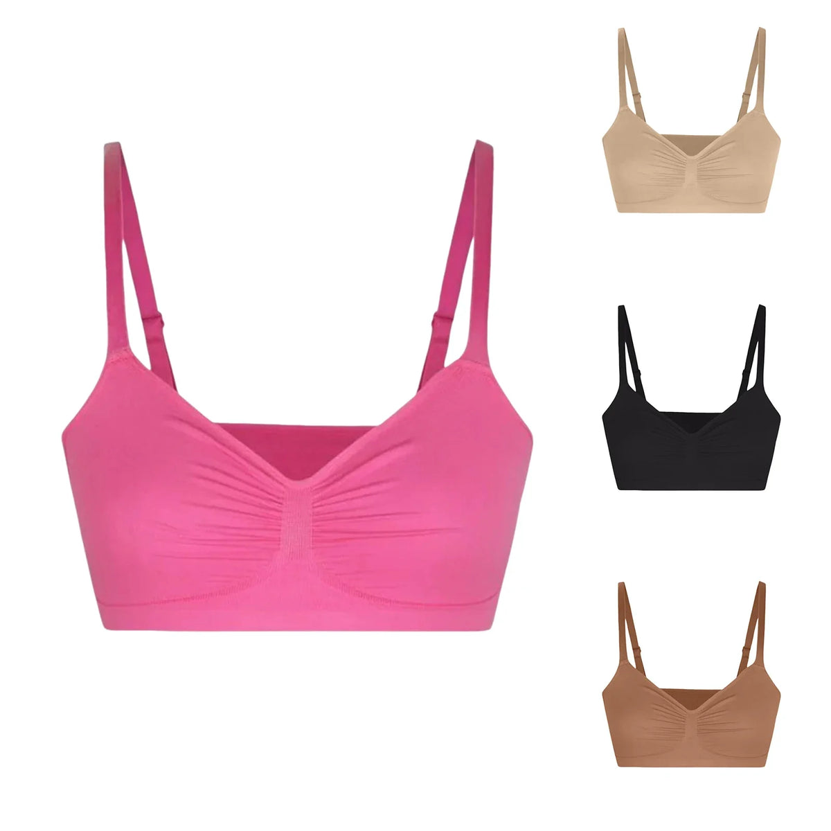 Women's Seamless Wireless Bra | Full Coverage Comfort Bralette
