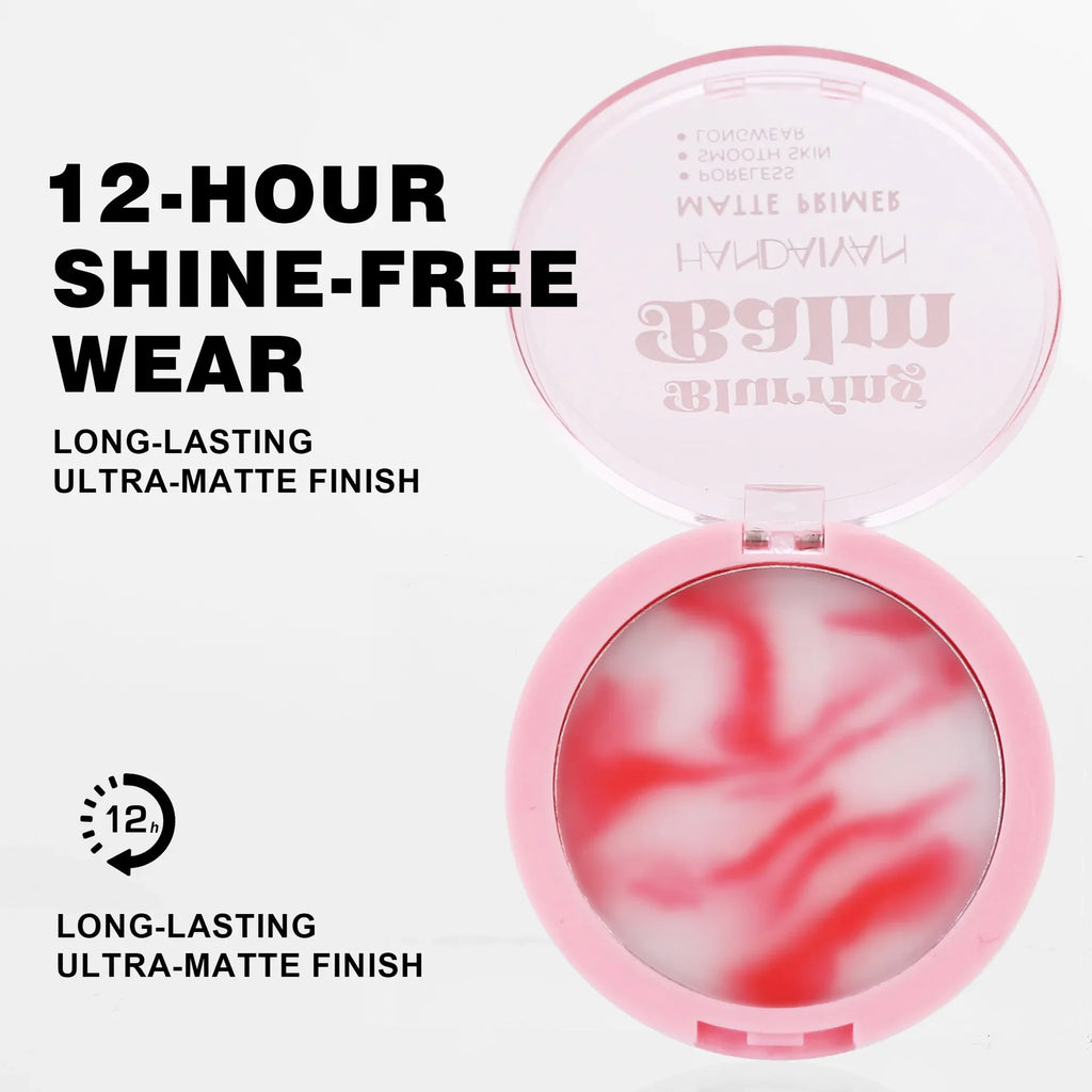 Poreless Matte Setting Balm with Puff – Oil-Control Face Balm