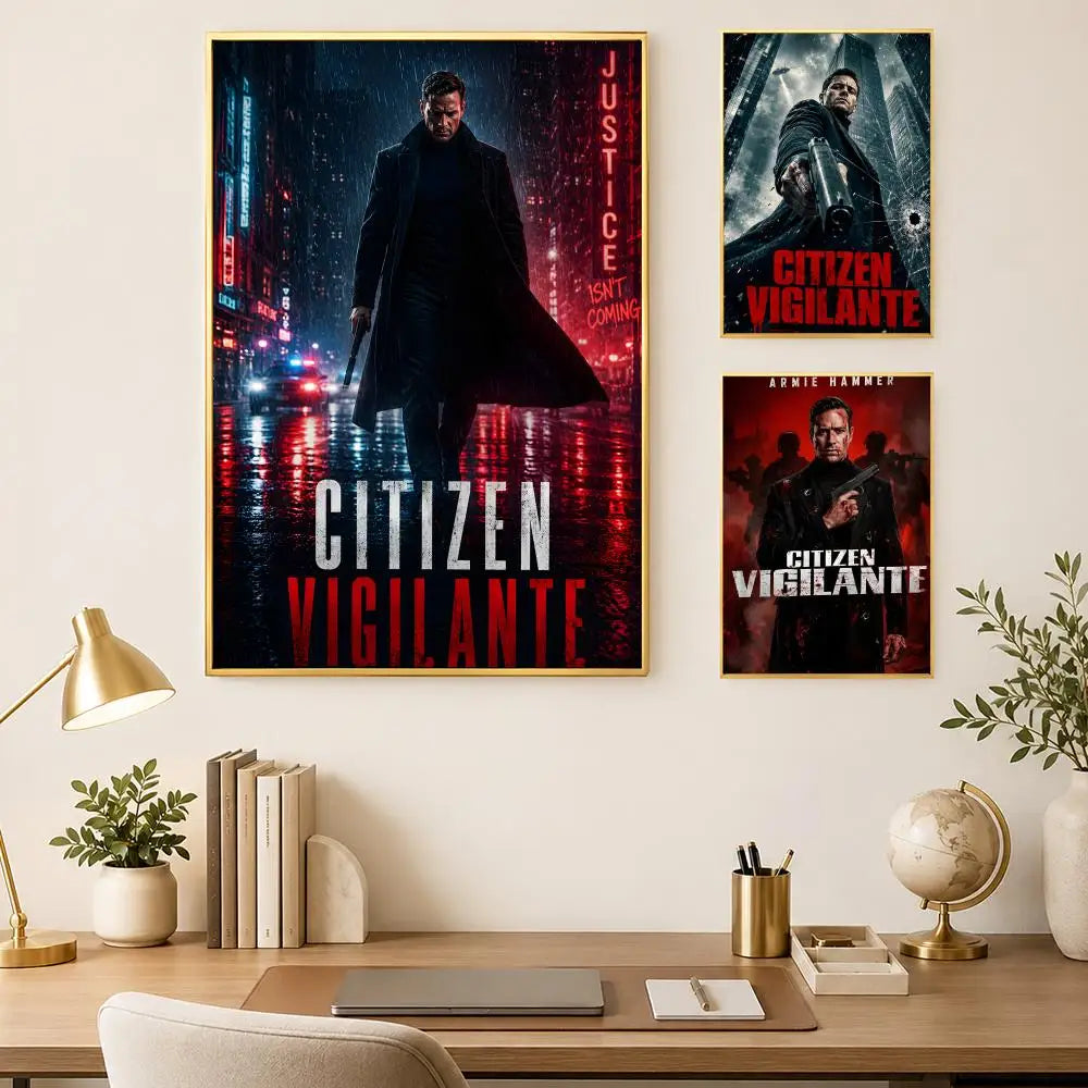 Citizen Vigilante Movie Poster – Self-Stick HD PVC Wall Art