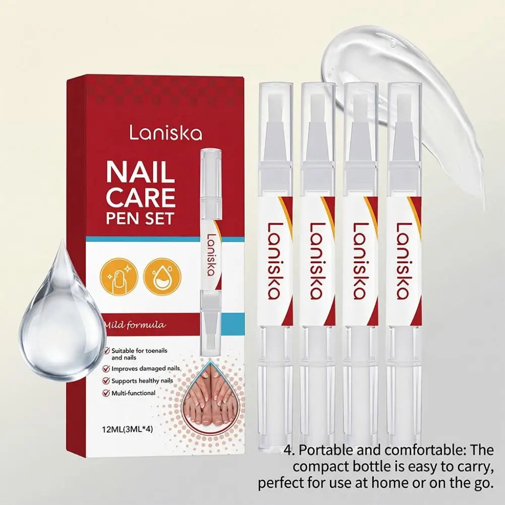 Nail Nourishing Oil Pen 4-Pack – Vitamin E Cuticle Treatment