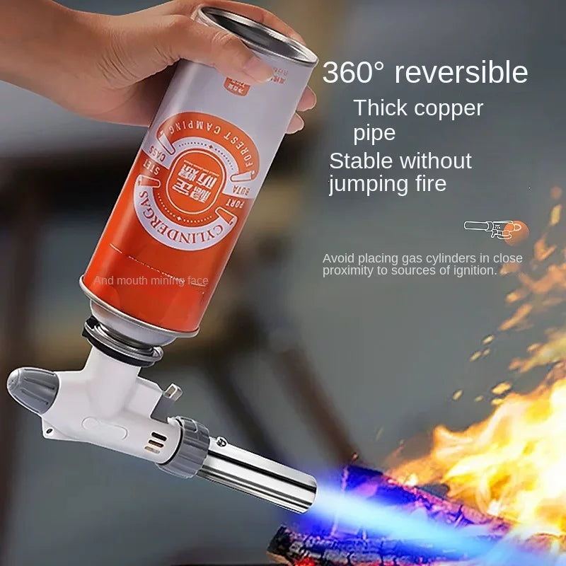 Butane Torch Lighter – Adjustable Flame Burner for Camping & BBQ