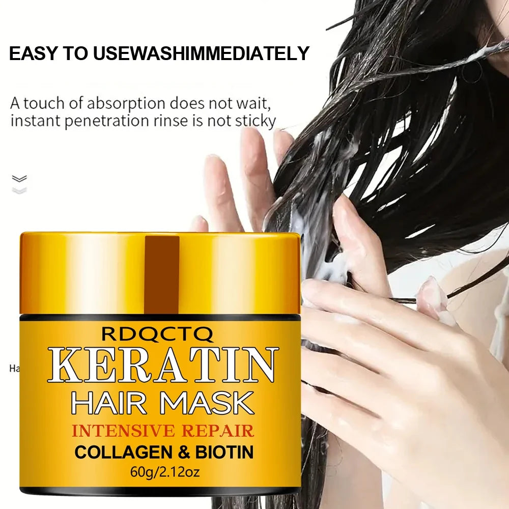 Biotin Collagen Keratin Hair Mask Conditioner – 30/60g