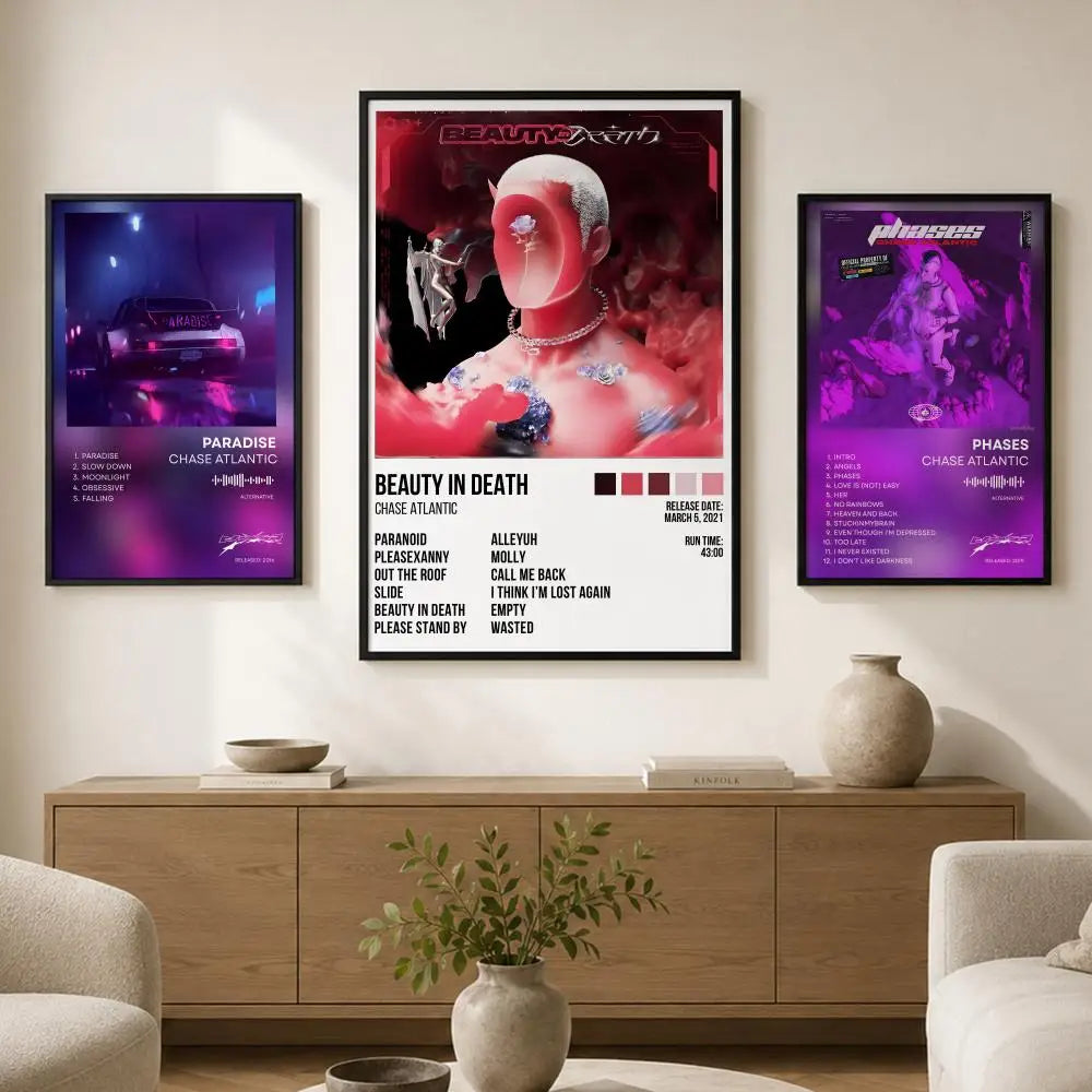 Chase Atlantic PVC Wall Poster – Peel & Stick HD Art Decor