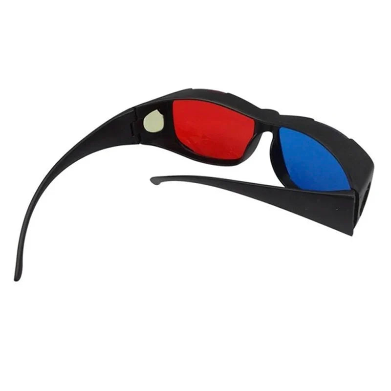 Red & Blue Anaglyph 3D Glasses for Movies, Games & Comics