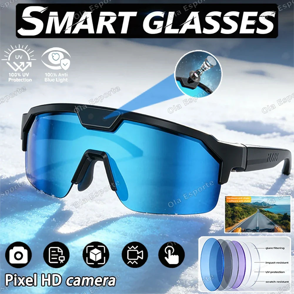 AI Smart Glasses | 4K Camera, Bluetooth & Translation