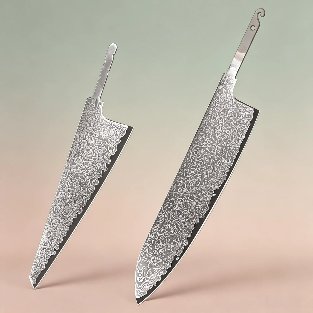 Damascus Steel Boning Knife Blade Blank – Hand Forged DIY