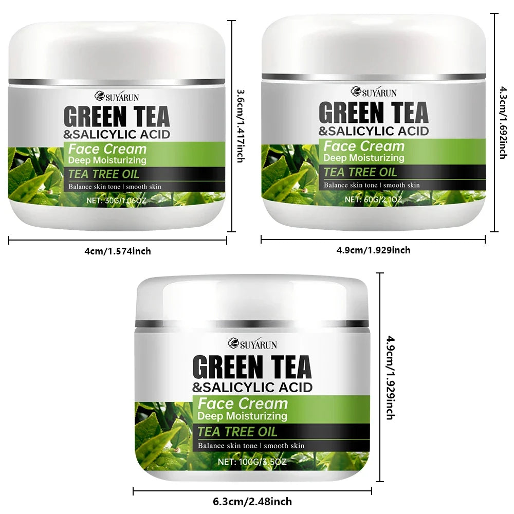 SUYARUN Tea Tree & Salicylic Acid Face Cream – Oil Control
