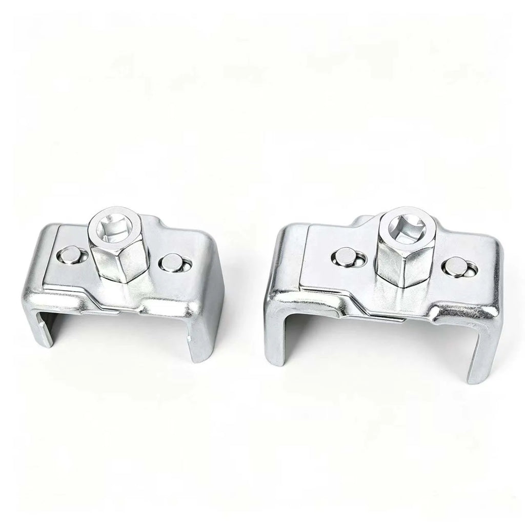 Adjustable 2-Jaw Oil Filter Wrench 3/8" Drive – 2pc Set