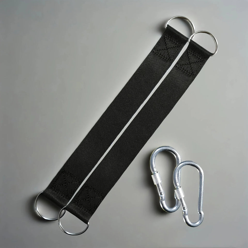 Camping Hammock Slings with Safety Locks | Outdoor Swing Straps