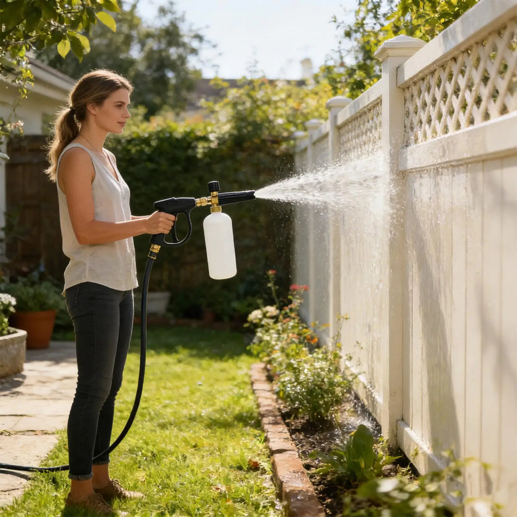 Heavy Duty Pressure Washer Wand with 5 Nozzles & Foam Cannon