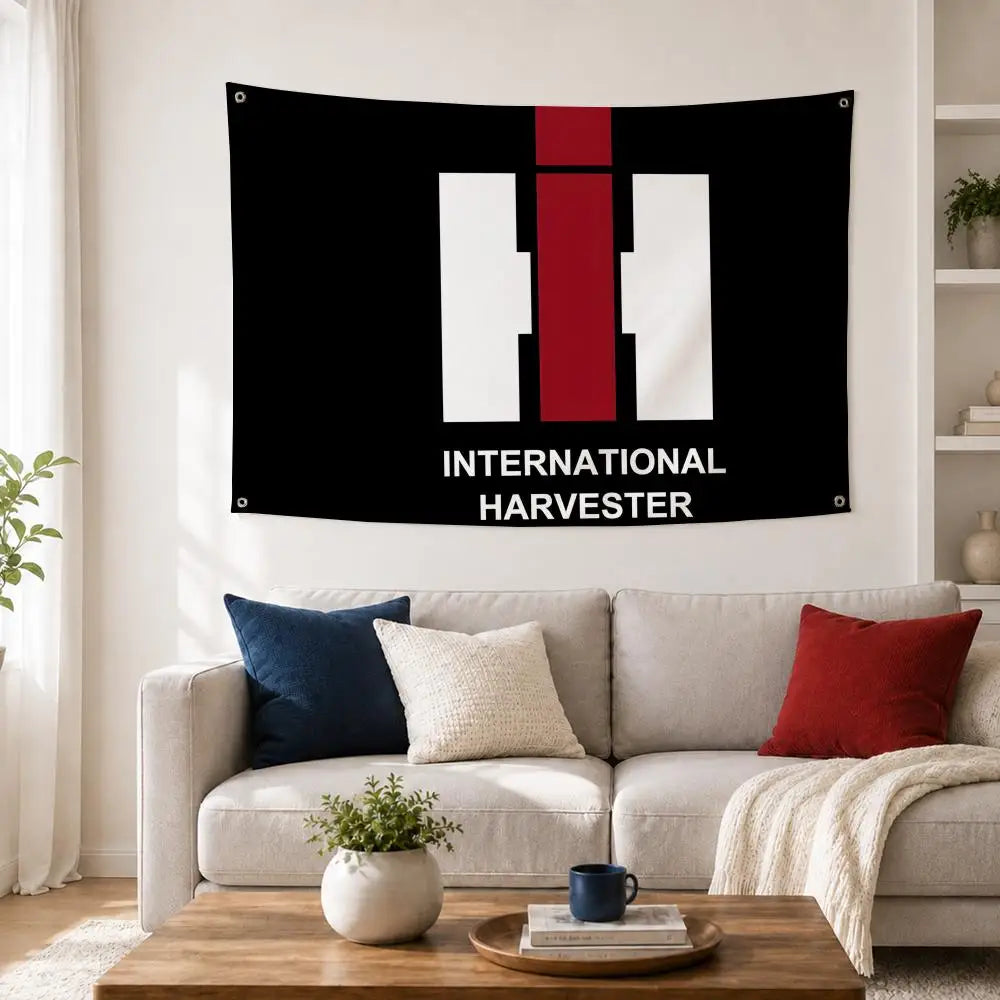 International Harvester Flag – Indoor & Outdoor Wall Banner Decor