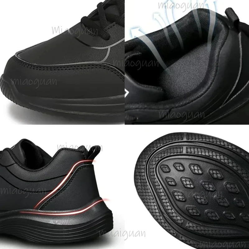 Men's Lightweight Breathable Sneakers – Non-Slip Lace-Up Shoes