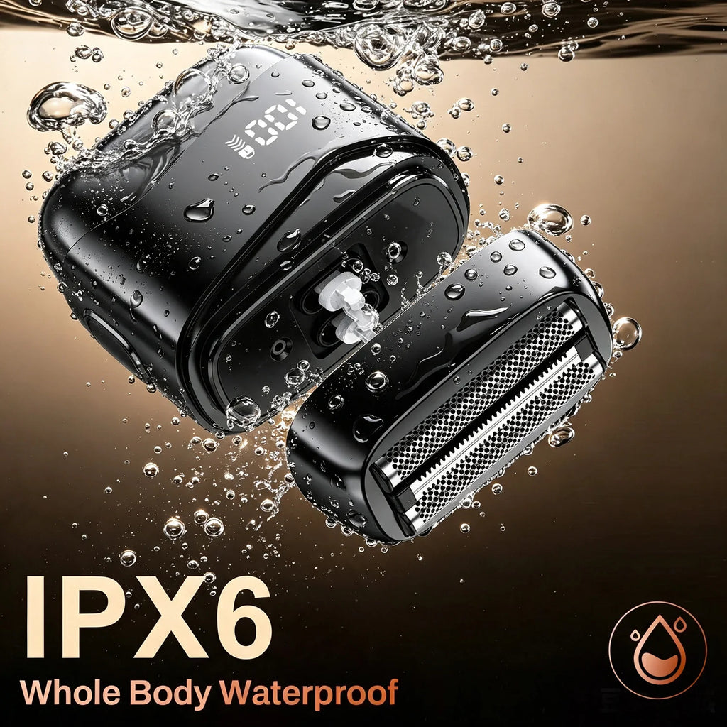 BALASHOV Mini Foil Shaver – Waterproof Travel Electric Razor