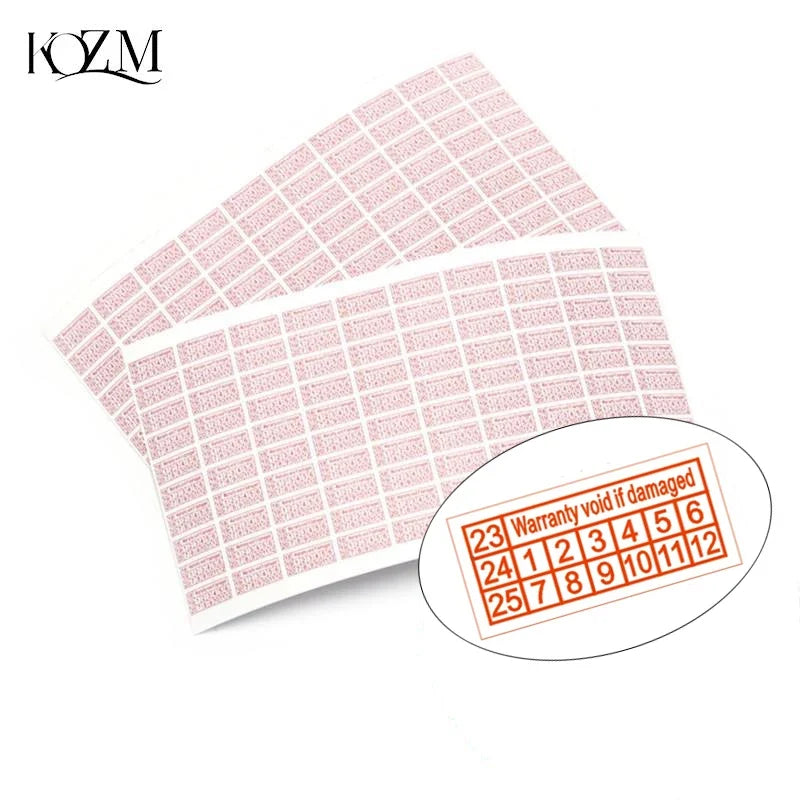 Tamper Proof Void Security Stickers 40×20mm | 100–200 Pack