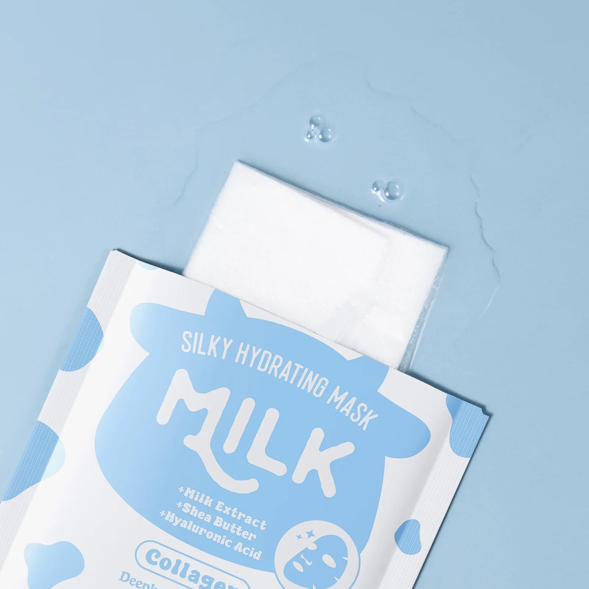 LAIKOU Milk Collagen Sheet Mask – Hydrating & Brightening 25g