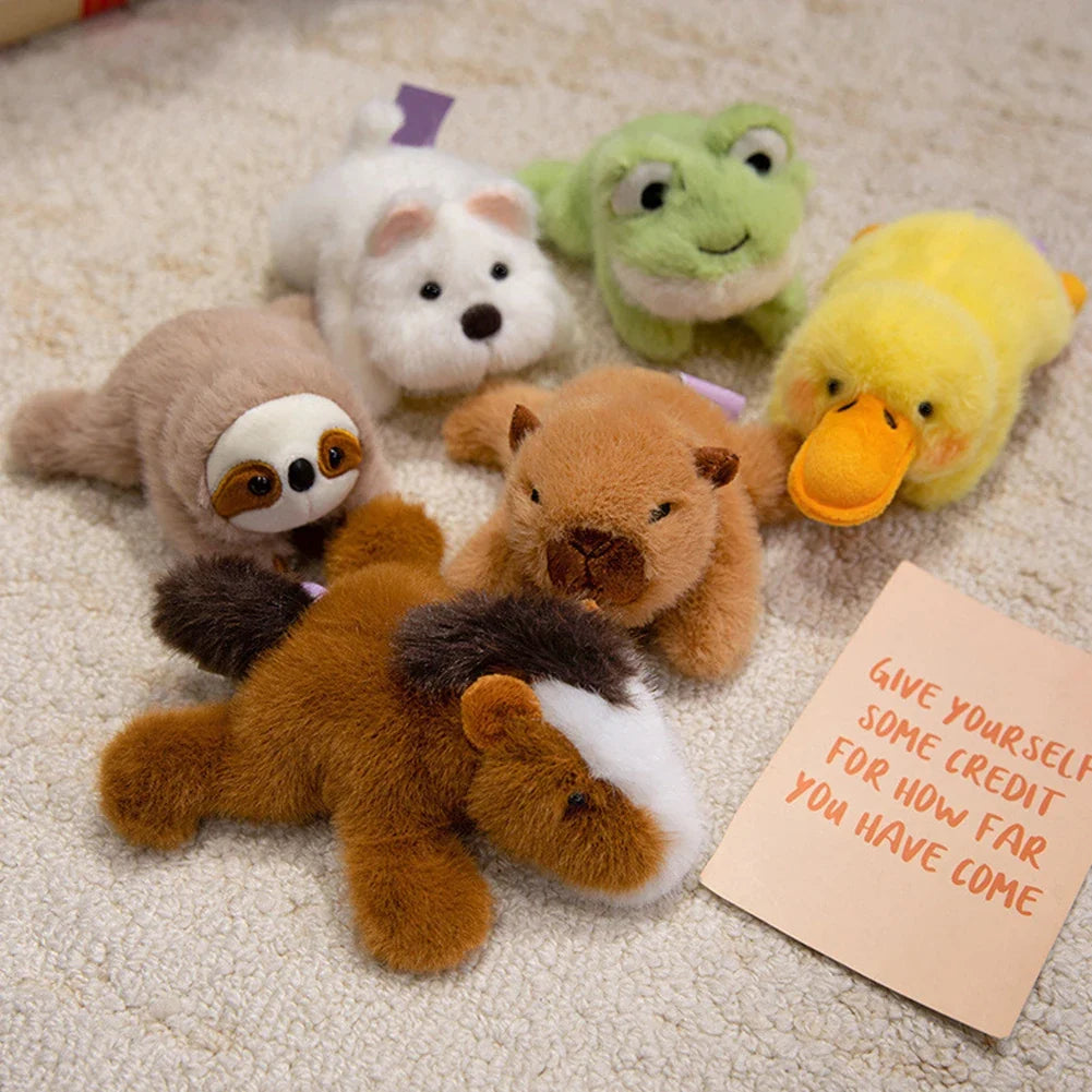 Plush Animal Fridge Magnets – Cute Cartoon Kids Decor
