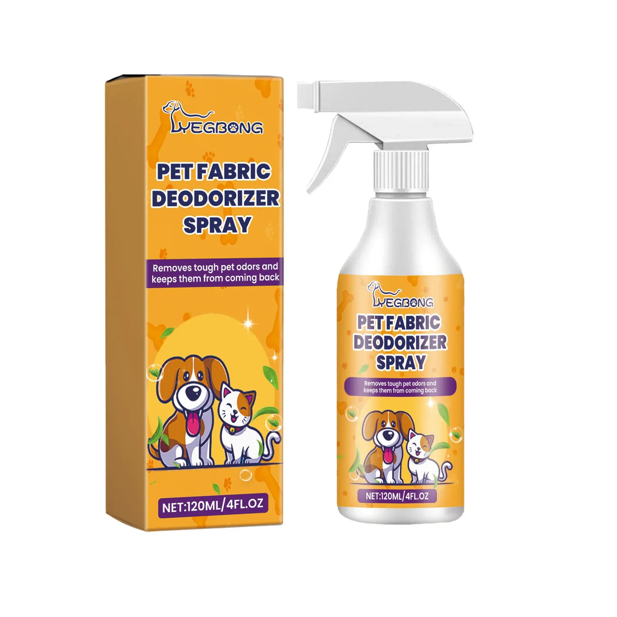 Pet Deodorant Spray – Dog & Cat Odor Eliminator 120ml