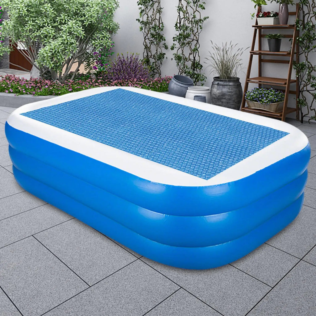 Solar Pool Cover – PE Bubble Film Heat Insulating Pool Cover
