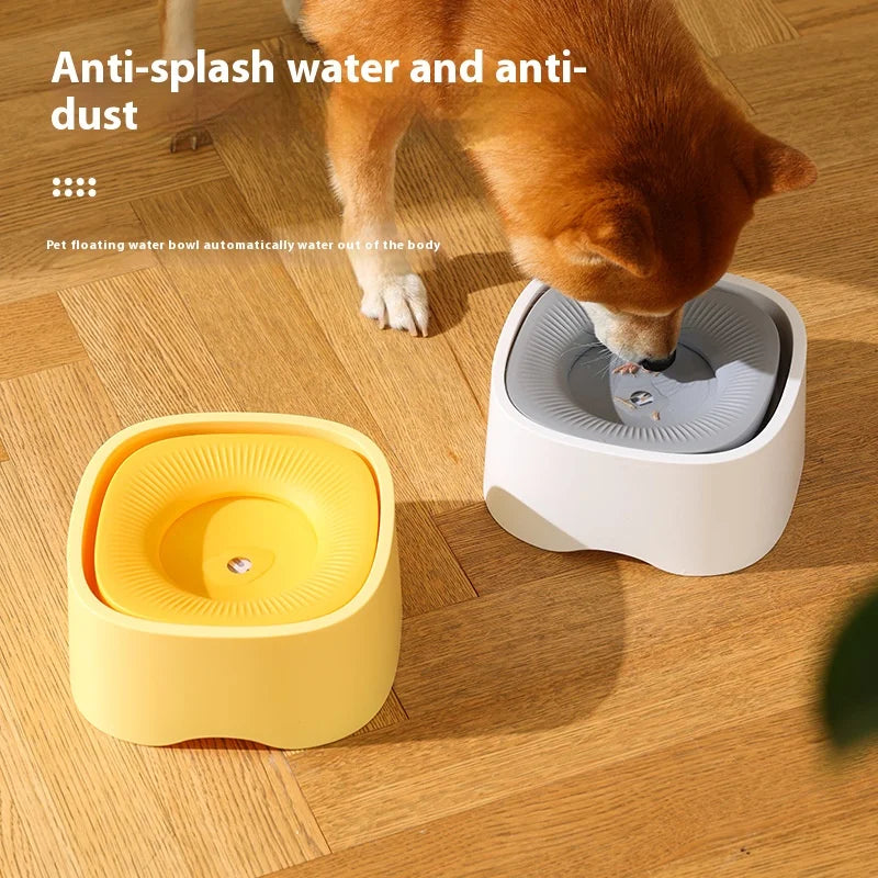 Pet Floating Water Bowl That Won't Wet Mouth Cat Dog Dispenser