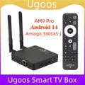 Ugoos AM9 Smart TV Box Android 14 Amlogic S905x5-J LPDDR5 4GB 64GB