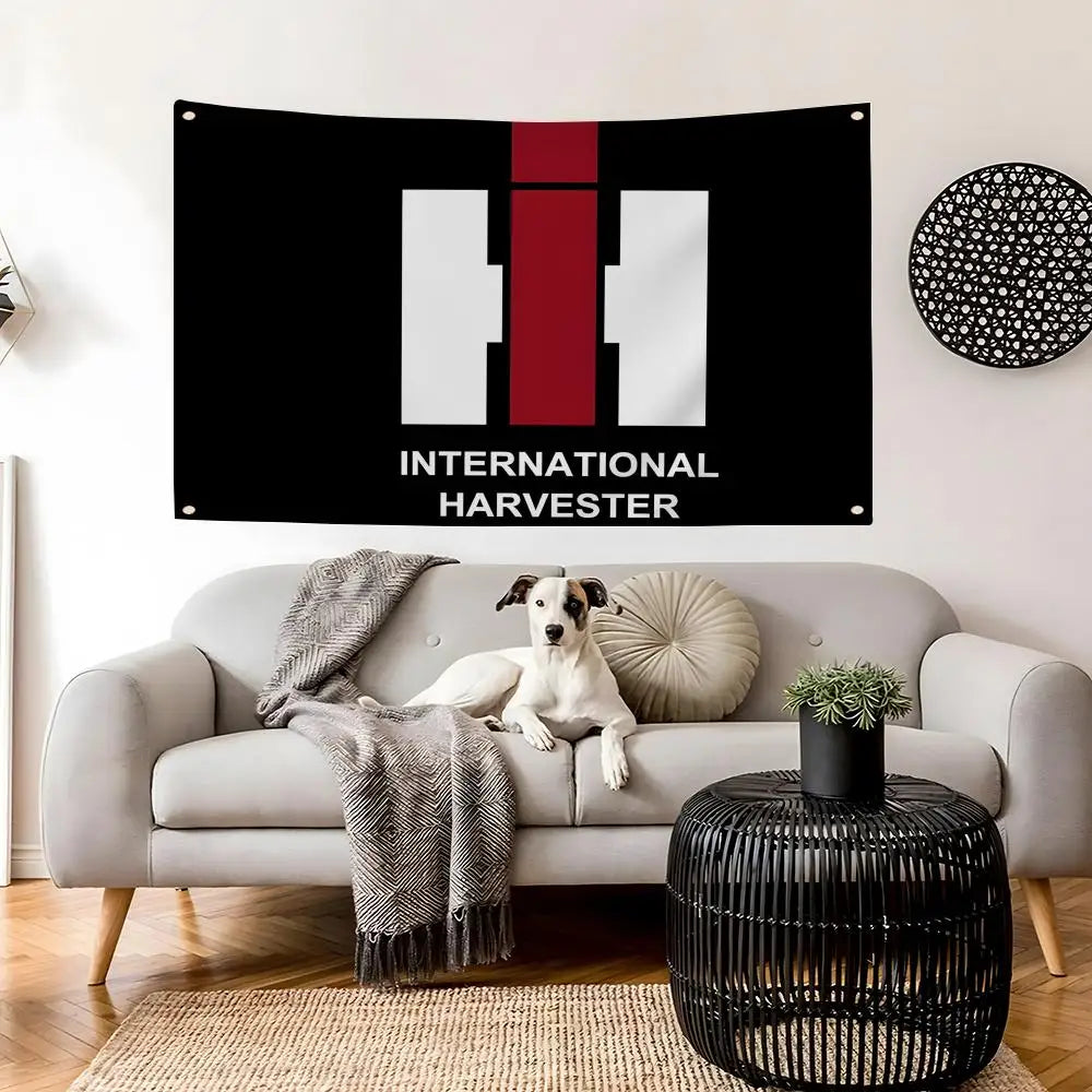 International Harvester Flag – Indoor & Outdoor Wall Banner Decor