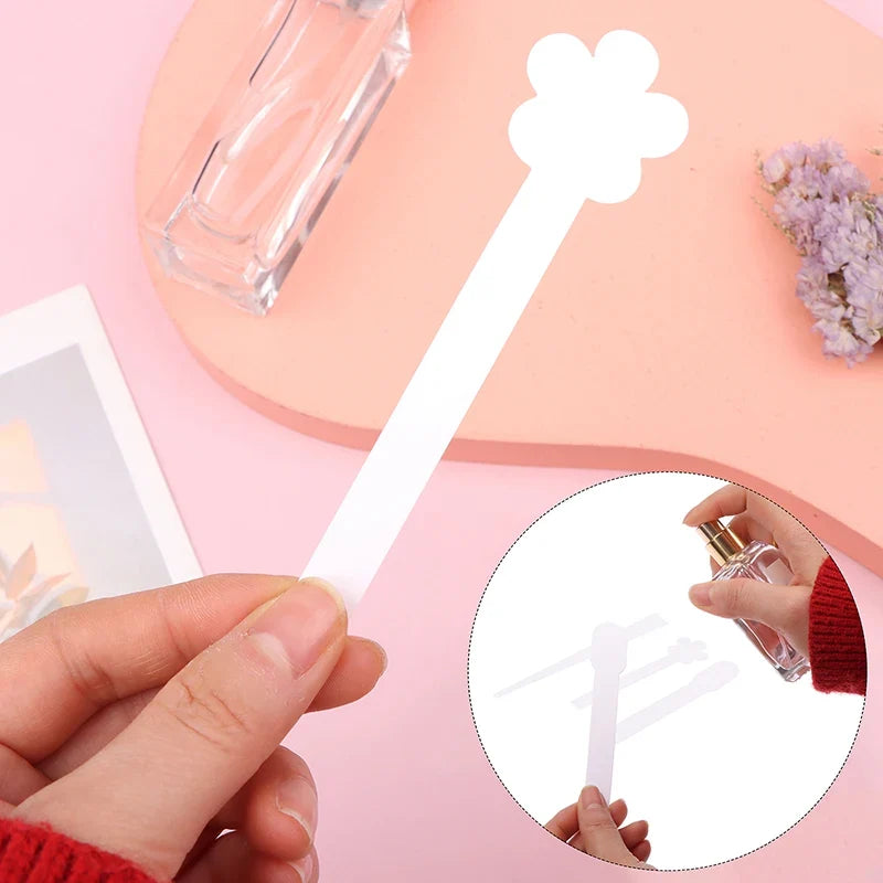100 Pcs Flower-Shape Essential Oil & Perfume Test Strips
